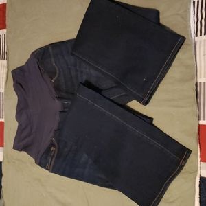 Tall Maternity full panel bootcut jeans size 6long